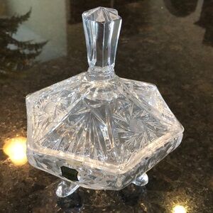 New Lead crystal candy bowl